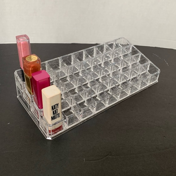 Other - Lipstick Holder 36 Slots Stadium Style Clear Acrylic Makeup Organizer Storage